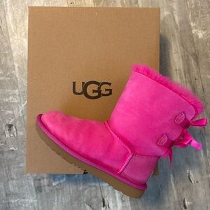 Pink UGG boots. Girls size 1